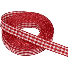 Gingham Ribbon Plaid Ribbon for Gift Wrapping Party Wedding Christmas Decoration (Black,1-1/2" (38mm) x 5 Yards)