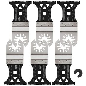 Japanese Teeth Precise Oscillating Saw Blade for Oscillating Tool Multitool, Pack of 6