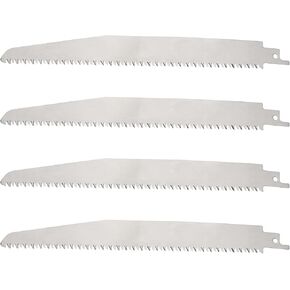 The Lord of the Tools 4PCS S1122C Reciprocating Saw Blade Stainless Steel Reciprocating Saw Blade Adjustable Reciprocating Saw Blade for Bone Wood Metal Cutting