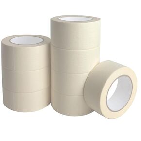 Masking Tape 2 inch Wide, 8 Pack Wide Masking Tape for General Purpose Use, 2 inches x 55 Yards x 8 Rolls, 440 Yards in Total