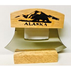 Arctic Circle Ulu w/Rustic Bear 18350