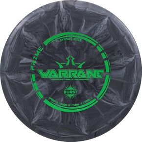 Dynamic Discs Prime Burst Warrant Disc Golf Midrange | 170g Plus | Beginner Friendly Understable Frisbee Golf Midrange | Easy to Throw Frisbee | Stamp and Burst Pattern Will Vary in Kuwait