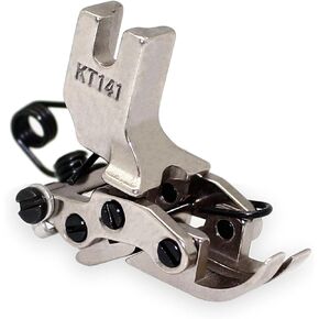 YEQIN Front & Rear Interactive Tank Presser Foot #KT141 Compatible with JUKI DDL-5550 DDL-8700 Brother DB2-B745 DB2-B755 Flat Car Sewing Machine