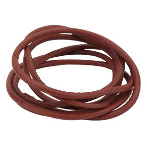 Zerodis Treadle Sewing Machine Belt, Prunable Length Belt Leather Belt Replacement Cowhide Belt Treadle Parts Sewing Machine Parts