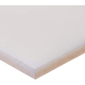 USA Sealing BULK-PS-PP-301 لوح بلاستيك بولي بروبيلين، ارتفاع 1/8 بوصة، عرض 8 بوصة، طول 48 بوصة in Kuwait