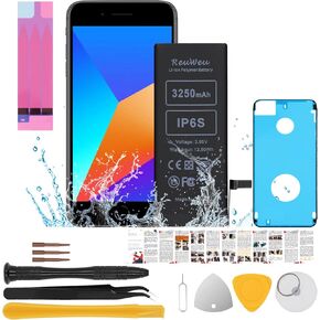 for iPhone 6S Battery 4.7" All Carriers Upgraded Capacity with Repair Tool Kit