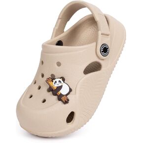 Casazoe Toddler Boys Girls Cute Garden Clogs Kids Slip On Water Shoes EVA Lightweight Summer Slipper Slides Baby Comfort Sandals Children Outdoor Shower Beach Pool Play Shoes