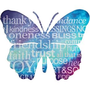 Next Innovations Butterfly Wall Art - Monarch Butterfly Wall Decor, Metal Wall Decor, Powder Coated Steel Butterfly Art Wall Decor as Home Decor, Outdoor Decor, Handcrafted in USA, 23" x 18"