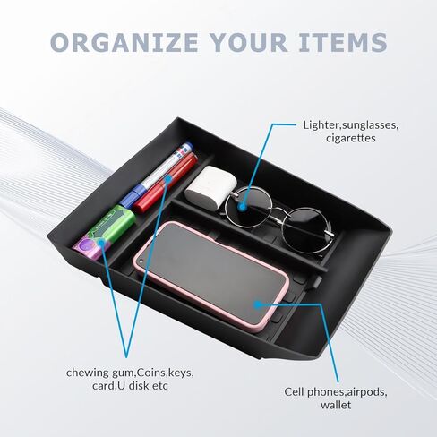 منظم وحدة التحكم المركزية السفلية من MARCHFA متوافق مع ملحقات Hyundai Santa Fe لعام 2024 ومنظم صينية بوتون in Kuwait