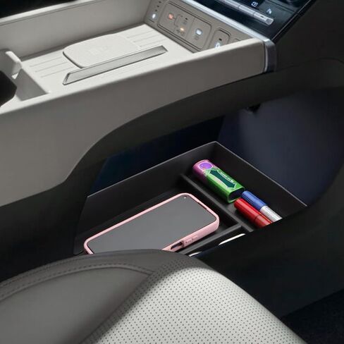 منظم وحدة التحكم المركزية السفلية من MARCHFA متوافق مع ملحقات Hyundai Santa Fe لعام 2024 ومنظم صينية بوتون in Kuwait