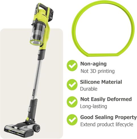 حشية بديلة لمكنسة Ryobi الكهربائية اللاسلكية 18 فولت، حشية علبة بديلة من السيليكون لمكنسة Ryobi PBL/PCL، حشية بديلة لغطاء صندوق الغبار in Kuwait