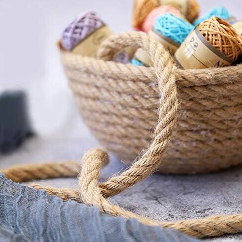 33 Feet 100% Natural Thick Jute Hemp Rope 12MM Strong String Craft Twine for DIY & Arts Crafts,Christmas Gift Packing Floristry Bundling in Saudi Arabia