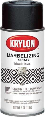 كريلون I00601 تشطيبات زخرفية بخاخ رخامي، حمم سوداء، 118 مل كريلون I00601 تشطيبات زخرفية رذاذ رخامي، لافا سوداء، 118 مل in Kuwait