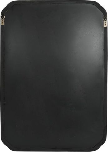 مرآة مزرعة خشبية، مرآة ريفية مستطيلة الشكل مثبتة على الحائط مقاس 60.96 سم × 91.44 سم للبهو وغرفة المعيشة وغرفة النوم والحمام in Kuwait