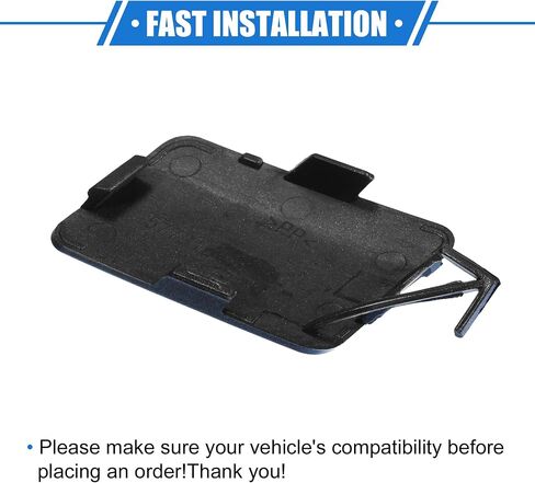 Front Bumper Tow Hook Cover Compatible for Subaru Forester 2009-2013, Durable Plastic Silver Tone Front Right in Saudi Arabia