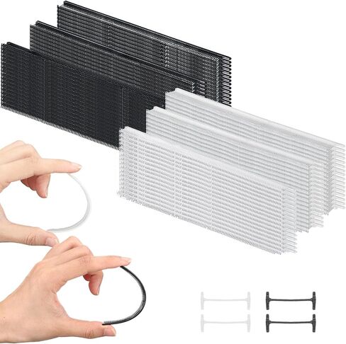 12000 Pcs Micro Tagging Gun Fasteners Kit Mini Stitch for Fine Stitch Tag Gun Tag Gun Refills Fine Tagging Barb Fasteners for Mini Stitch Tag Gun (Black and White) in Saudi Arabia