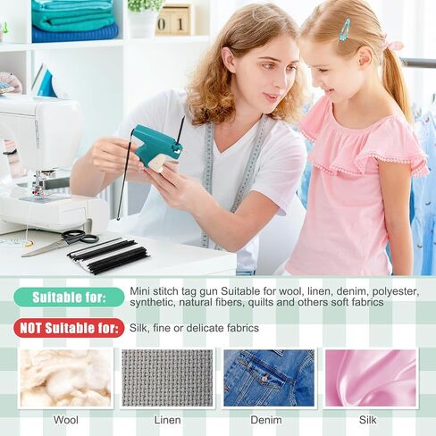 12000 Pcs Micro Tagging Gun Fasteners Kit Mini Stitch for Fine Stitch Tag Gun Tag Gun Refills Fine Tagging Barb Fasteners for Mini Stitch Tag Gun (Black and White) in Saudi Arabia