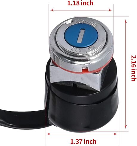 Ignition Switch with 2 Key 35010-111-671 Replacement for Honda CT90 CL70 CB100 125S CL90 100 100S 125S S90 SL100 125 Replace# 35010-028-010 35100-324-761 35100-324-760 in Saudi Arabia