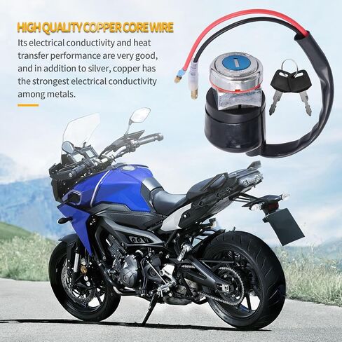 Ignition Switch with 2 Key 35010-111-671 Replacement for Honda CT90 CL70 CB100 125S CL90 100 100S 125S S90 SL100 125 Replace# 35010-028-010 35100-324-761 35100-324-760 in Saudi Arabia