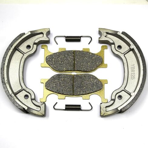 Master Chen Brake Shoes Pads for Yamaha XV250 Virago 250 1995 1996 1997 1998 1999 2000 2001 2002 2003 2004 2005 2006 2007 Front Brakes Pads Rear Drums Y527 FA199 MC0508 in Saudi Arabia