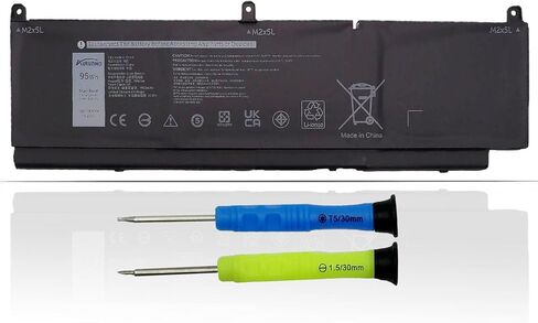 PKWVM 95Wh استبدال بطارية الكمبيوتر المحمول لمحطة العمل المحمولة Dell Precision 7550 7560 7750 7760 P44E P93F P44E001 P44E002 P93F001 P93F002 C903V CR72X 17C06 0CR72X 0447VR 068N03 453-BBCQ 11. 4 فولت in Saudi Arabia