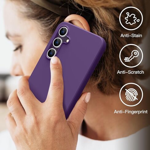 حافظة JETech نحيفة لهاتف سامسونج جالاكسي S23 FE مقاس 6.4 بوصة، غطاء هاتف رقيق مرن ناعم من مادة TPU مقاوم للصدمات مع لمسة نهائية غير لامعة (أسود) in Kuwait