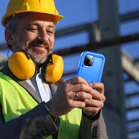 SPORTLINK for iPhone 15 Pro Max Case Waterproof - Buit in Screen Protector [Compatible with MagSafe][IP68 Underwater][6.6FT Military Dropproof][Dustproof] Full Body Shockproof Case 6.7" Black in Kuwait