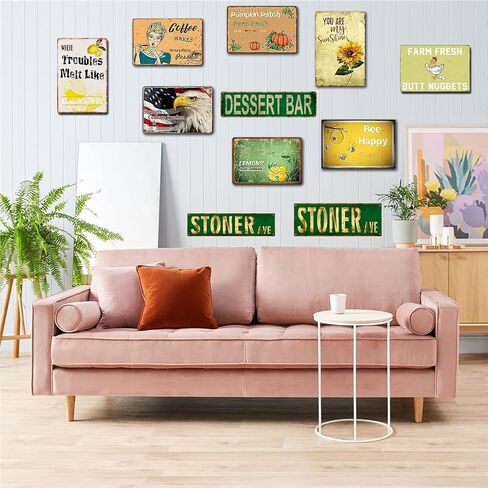 Shit Shack Slim Tin Sign Street Funny Metal Sign Wall Decor for Bedroom Farm Home Bar Garage Man Cave Wall Art Gift 4" by 16" in Saudi Arabia