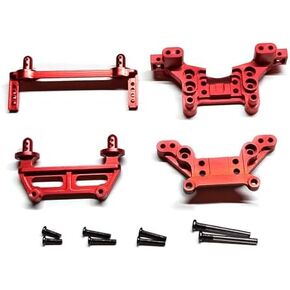 Upgrade Aluminum Alloy Spare Parts, 16170 16180 Shock Mounts Compatible with Hyper GO MJX H16BM H16GT H16DR H16 RC Car
