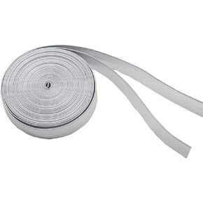 KUYLENT 5 Yard Width Fold Over PU Faux Leather Trim Tape for DIY Costume Home Decoration，15mm（5/8 Inch） (Golden Color)