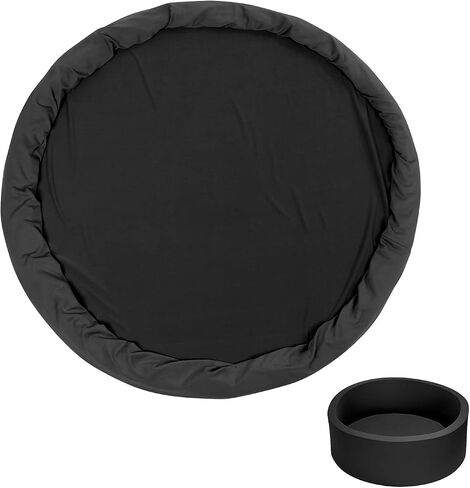 TRENDBOX Ball Pit Cover 35.4 x 11.8 inch, Light Pink, For Kids, Includes Bottom & Wall Cover in Kuwait