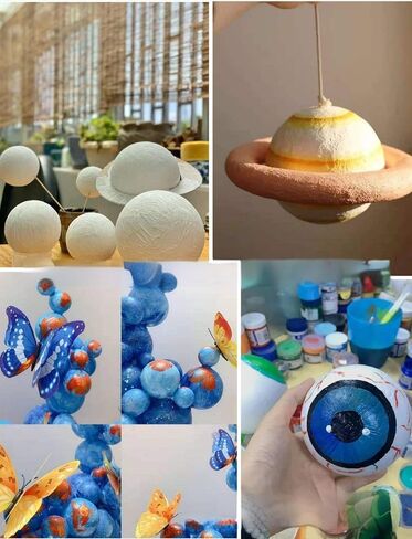 Crafare 7.8 Inch Large Foam Balls for Christmas Crafts & School Projects in Kuwait