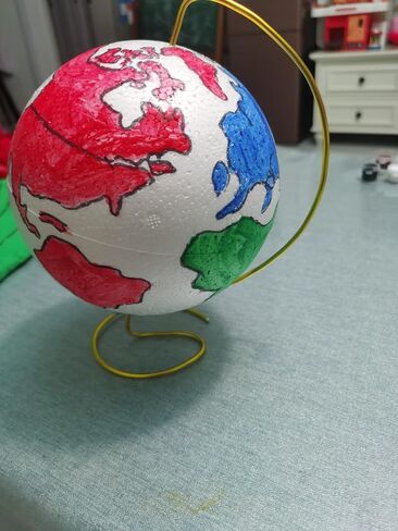 Crafare 7.8 Inch Large Foam Balls for Christmas Crafts & School Projects in Kuwait