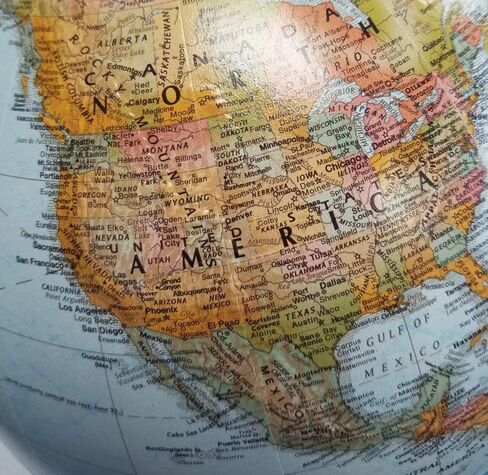 Replogle Alamo مقاس 12 بوصة لسطح المكتب World Globe، إغاثة مرتفعة، رسم خرائط حديث، صنع في الولايات المتحدة الأمريكية (أزرق) in Saudi Arabia