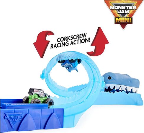 مجموعة لعب وتخزين مونستر جام ميني فري ستايل فليب أرينا مع شاحنتين مونستر جام صغيرتين، ألعاب أطفال للأولاد والبنات من سن 3 سنوات فما فوق in Kuwait