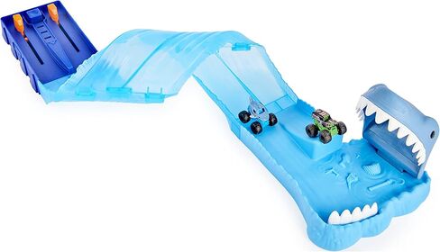 مجموعة لعب وتخزين مونستر جام ميني فري ستايل فليب أرينا مع شاحنتين مونستر جام صغيرتين، ألعاب أطفال للأولاد والبنات من سن 3 سنوات فما فوق in Kuwait