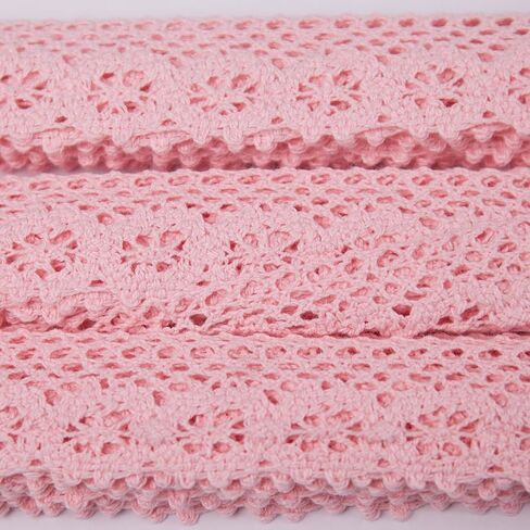 50 Yards 1.13 inch Wide Lace Trim Lace Ribbon Crochet Lace Scalloped Edge for Bridal Wedding Decoration Christmas Package DIY Sewing Craft 5 Yards Each (10 Mixed Colors, 1.13inch) in Kuwait