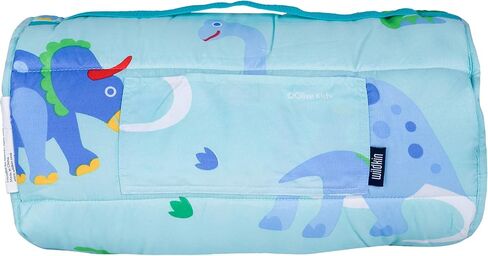 Wildkin Microfiber Nap Mat with Pillow for Toddler Boys and Girls, Measures 50 x 20 x 1.5 Inches, Ideal for Daycare and Preschool, Mom's Choice Award Winner (Jurassic Dinosaurs) in Kuwait