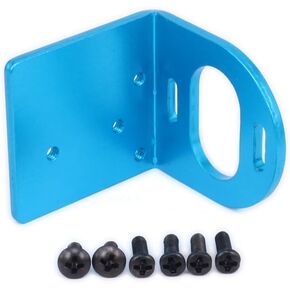 Adjustable 540 Motor Mounting Mount Fixed Bracket Holder for Wltoys 1/12 12428 12423 12628 FY01/02/03/04/05 Desert Buggy Short Course RC Car Upgrade Parts(Black)