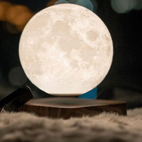 MOOCCI Levitating Moon Lamp, Floating Moon Lamp Magnetic Levitation Moon Light Gifts for Girls, Boys, Children and Teenagers