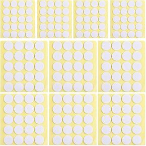 SANNIX 400PCS Candle Wick Stickers, Heat Resistance Double-Sided Stickers for Candle Making, Adhere Steady in Hot Wax Stickers for Candle Making