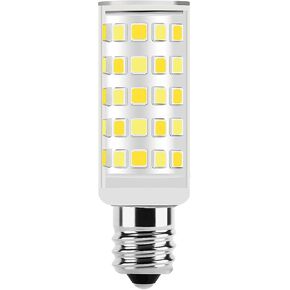 لمبة إضاءة LED من النوع المسمار 7/16 قاعدة بدون وميض 4 وات 40 وات مكافئة - تناسب العديد من لمبة إضاءة ماكينة الخياطة Brother/Singer، استبدل مصباح الهالوجين لماكينة الخياطة 15 وات - #7SCW -2Pack، أبيض دافئ in Kuwait
