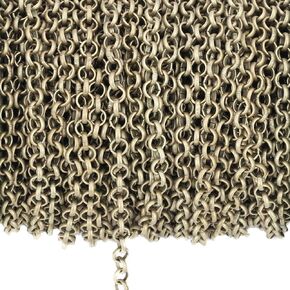 Dcatcher Rolo Chain Curb Chain Necklace Bulk Cable 11 Yards 3.2mm for Jewelry Making (Bronze)