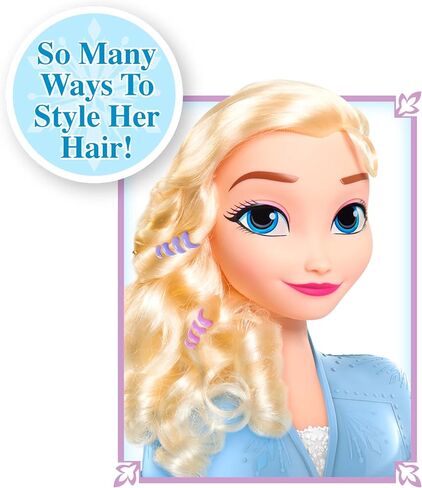 رأس تصفيف أميرات ديزني ياسمين، 14 قطعة، ألعاب أطفال مرخصة رسميًا للأعمار من 3 سنوات فما فوق من جاست بلاي in Kuwait