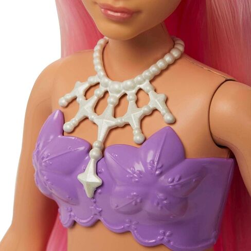 Barbie Dreamtopia Mermaid Doll with Blue Hair, Pink & Blue Ombre Tail & Headband Accessory in Kuwait