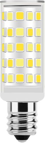 لمبة إضاءة LED من النوع المسمار 7/16 قاعدة بدون وميض 4 وات 40 وات مكافئة - تناسب العديد من لمبة إضاءة ماكينة الخياطة Brother/Singer، استبدل مصباح الهالوجين لماكينة الخياطة 15 وات - #7SCW -2Pack، أبيض دافئ in Kuwait
