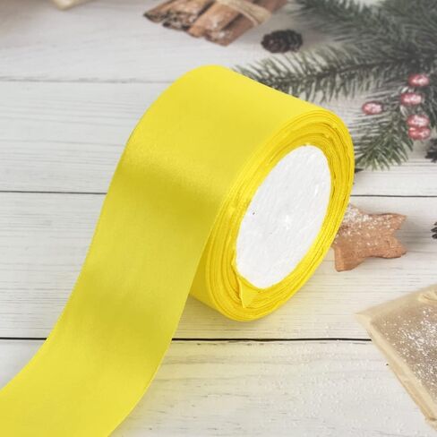 TONIFUL Satin Ribbons White 3 Inch 25 Yard for Gift Wrapping and Crafts in Kuwait