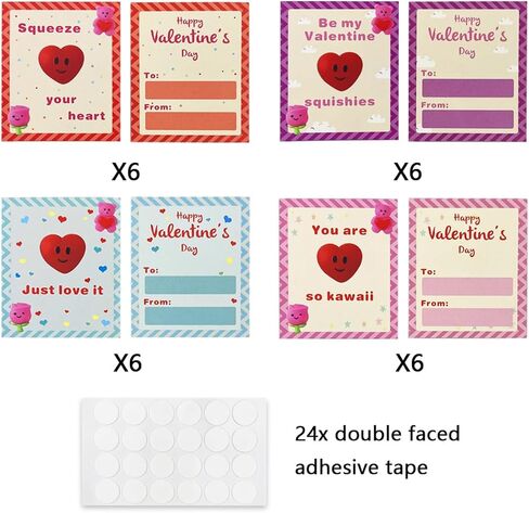 QINGQIU 24 PCS Sea Animals Kawaii Squishies Mochi Squishy Toy Stress Relief Toys Pack for Kids Boys Girls Party Favors Birthday Gifts in Kuwait