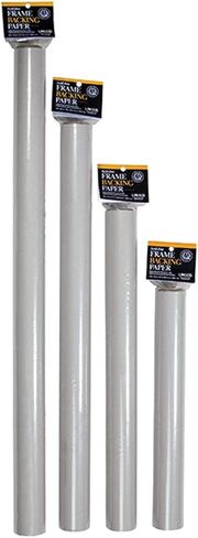 Lineco Frame Backing Paper Roll, Acid-Free, Cut to Size, Use for Framing, Projects, Art, Crafts, Backgrounds, and Giving a Finish Look to Your Art & Prints, 24 inches X 72 inches, Gray in Saudi Arabia