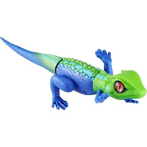 Robo Alive Lurking Lizard Series 3 Green by ZURU Battery-Powered Robotic Light Up Interactive Electronic Reptile Toy That Moves (Green) in Kuwait